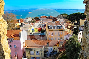 Lisbon cityscape from Castelo de SÃ£o Jorge