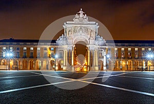 Lisbon. Commerce Square.