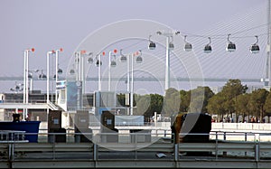 Lisbon Expo cable cars