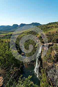 Lisbon Falls waterfall near Graskop in South Africa