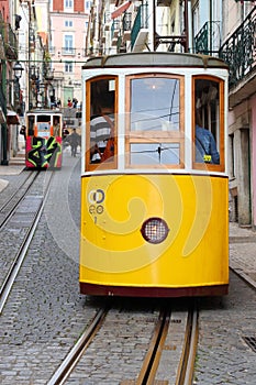 Lisbon funicular photo