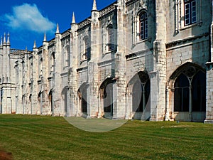 Lisbon.The JerÃÂ³nimos Monastery near the Tagus river in the parish of BelÃÂ©m, Lisboa. Portugal photo