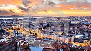 Lisbon - Lisboa cityscape, Portugal photo