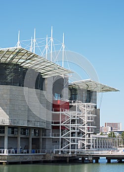 The Lisbon Oceanarium in Portugal. Oceanario de Lisboa. photo