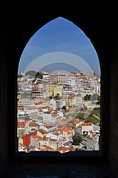 Lisbon from one of the castles towers