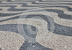 Lisbon pavement mosaic