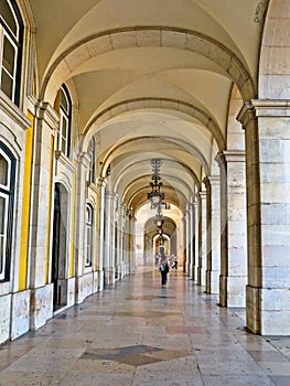 Lisbon PlaÃÂ§a do Comercio photo