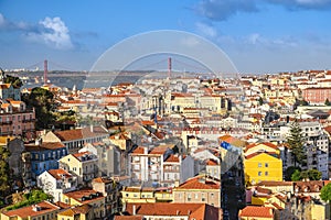 Lisbon Portugal Baixa district