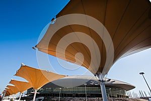 LISBON, PORTUGAL - Buildings constructed for the International Exhibition of Lisbon, 1998