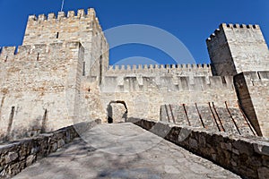 Lisbon, Portugal. Castelo de Sao Jorge aka Saint George Castle photo