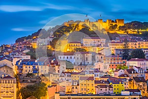 Lisbon, Portugal City Skyline