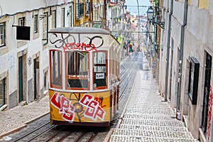 Lisbon, Portugal, Europe - Bairro Alto street