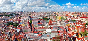 Lisbon Portugal panorama veiw cityscape