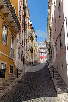 Lisbon. Portugal. Street of old town