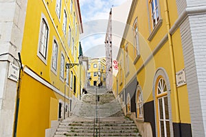 Lisbon, Portugal: Travessa da Arrochela in the old city