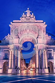 Lisbon, Portugal: the Triumphal Rua Augusta Arch, Arco Triunfal da Rua Augusta photo