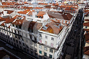 Lisbon - Sightseeing from Santa Justa elevator/Lift #3