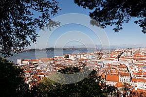 Lisbon Skyline, Portugal .