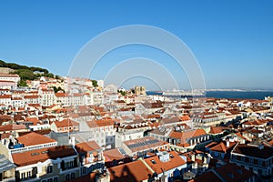 Lisbon Skyline, Portugal .