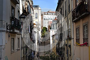 Lisbon street in Bairro Alto