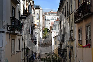 Lisbon street in Bairro Alto photo