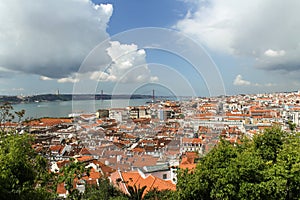 Lisbon and the Tejo River photo