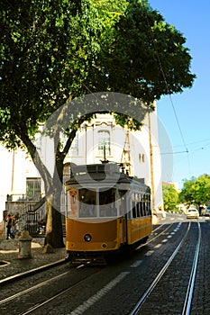 Lisbon tram car