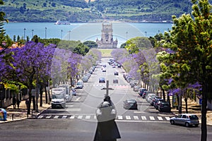 Lisbon and the view of the tejo river