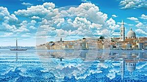 Lisbons Underwater Skyline
