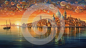 Lisbons Underwater Skyline