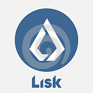 Lisk LSK Vector Logo - Decentralized blockchain applications in JavaScript, crypto currency