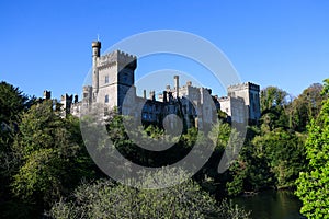 Lismore Castle, County Waterford, Ireland, on a tranquil spring day