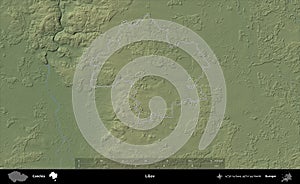 Lisov outlined, Czechia. Physical