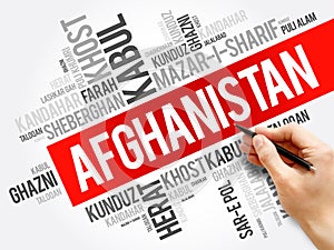 List of cities and towns in Afghanistan