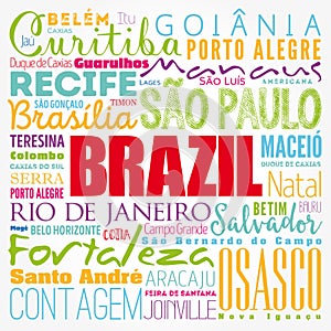 List of cities and towns in Brazil