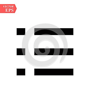 List, unordered icon on whie background. Bullet list flat icons photo