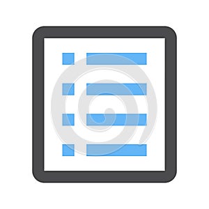 List View Icon photo