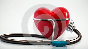 Listen and care your heart: health care concept