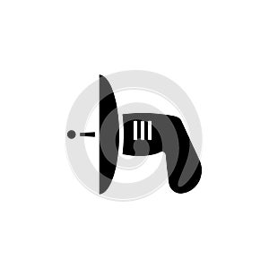 Listening device icon. Element of detective icon for mobile concept and web apps. Glyph Listening device icon can be used for web