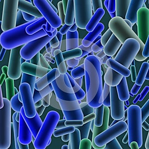 Listeria Sticks on Dark Background