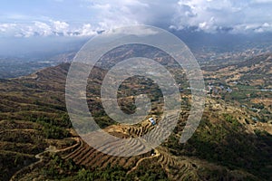 Lisu inhabited areas in the deep mountains of Panzhihua City, Sichuan Province, China