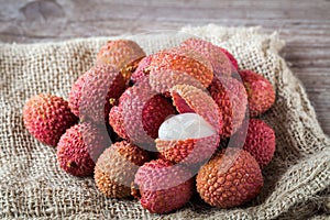 Litchi fruits