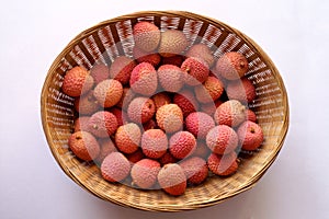 Litchi lichee lychee - Litchi chinensis photo