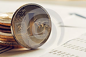 Litecoin cryptocurrency coinage