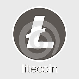 Litecoin LTC blockchain cripto currency logo