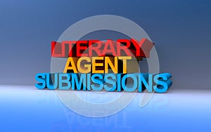 literary agent submissions on blue