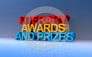 literary awards and prizes on blue