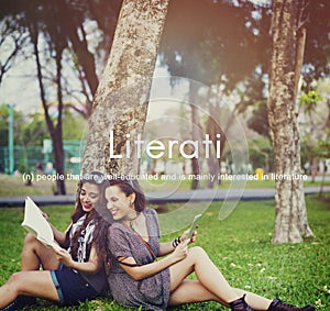 Literati Literature Highly Educated Literate Knowledge Concept photo