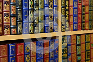 Literature books on a shelf photo