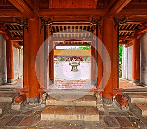 Literature Temple Hanoi Vietnam